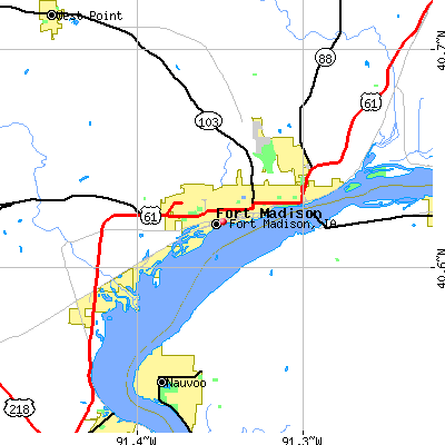 Fort Madison map