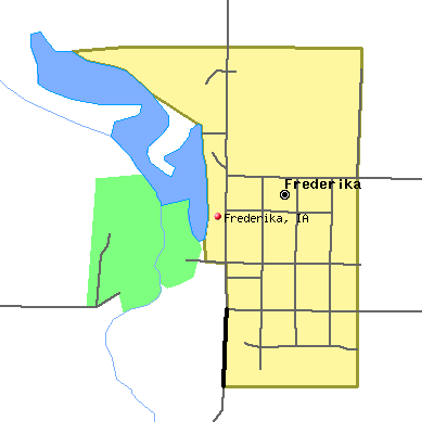 Frederika map
