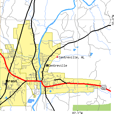 Centreville map
