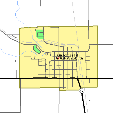 Goldfield map