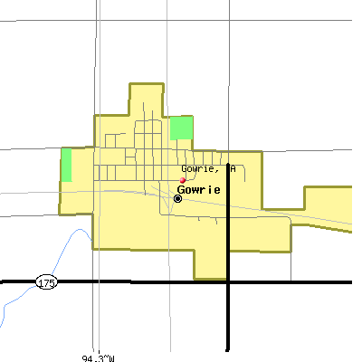 Gowrie map