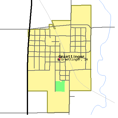 Graettinger map