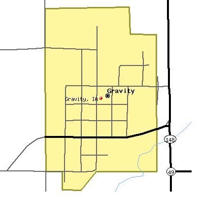Gravity map