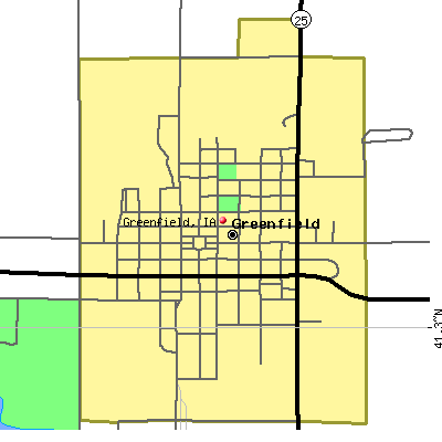 Greenfield map