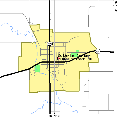 Guthrie Center map