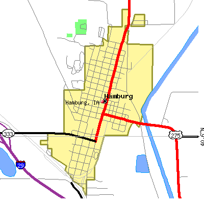 Hamburg map