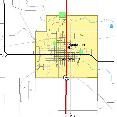 Hampton map