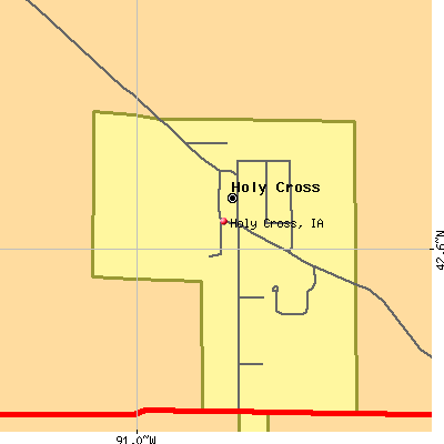 Holy Cross map