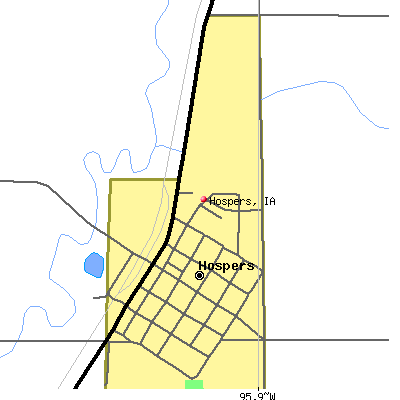 Hospers map
