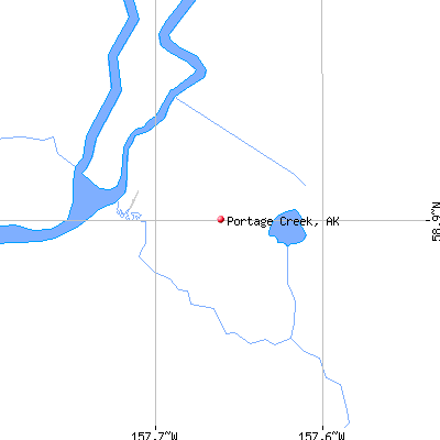 Portage Creek map
