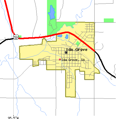 Ida Grove map