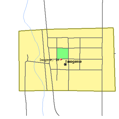 Imogene map