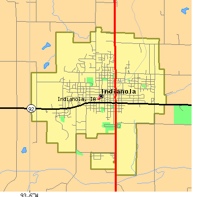 Indianola map