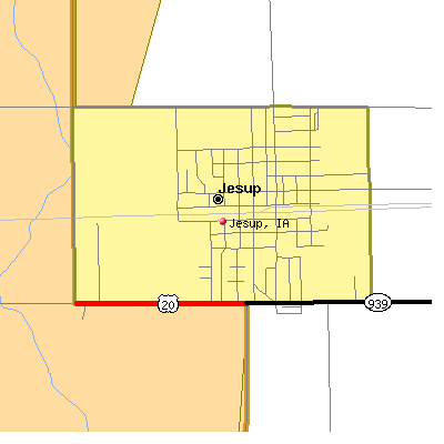 Jesup map
