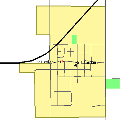 Kellerton map