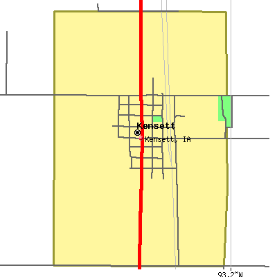 Kensett map