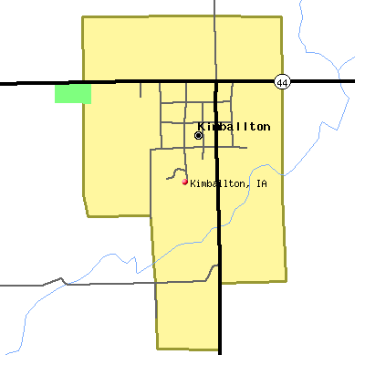 Kimballton map