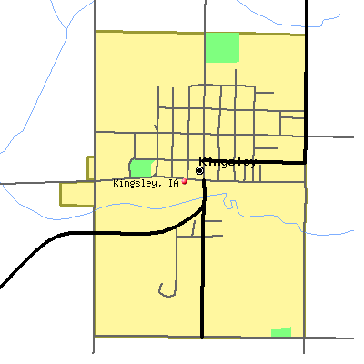 Kingsley map