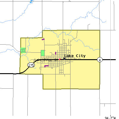 Lake City map