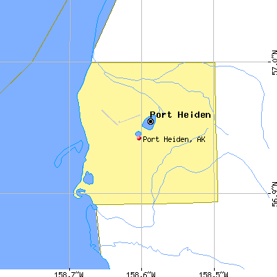 Port Heiden map