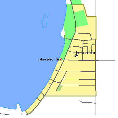 Lakeside map