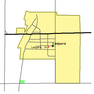 Ledyard map