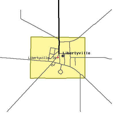 Libertyville map