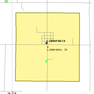Lidderdale map