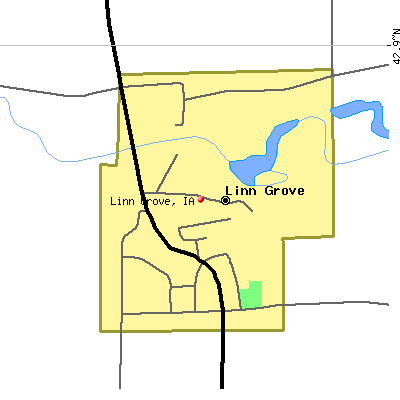 Linn Grove map