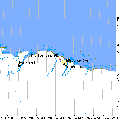 Prudhoe Bay map