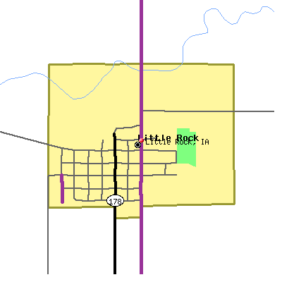 Little Rock map