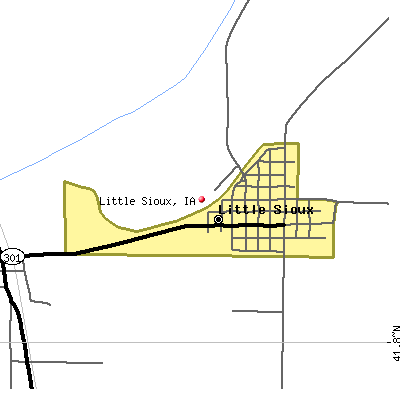 Little Sioux map
