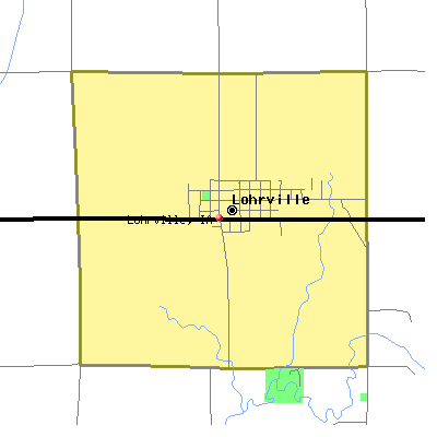Lohrville map