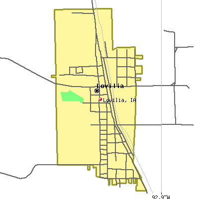 Lovilia map