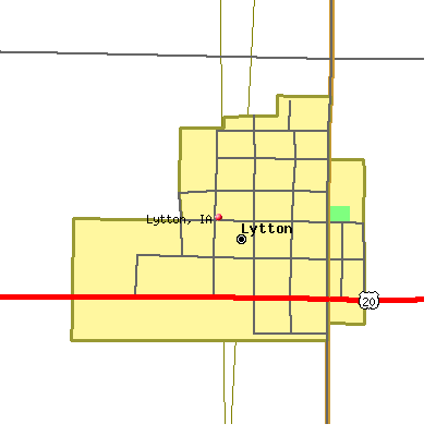Lytton map