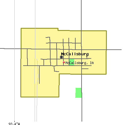 McCallsburg map