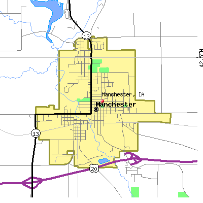 Manchester map