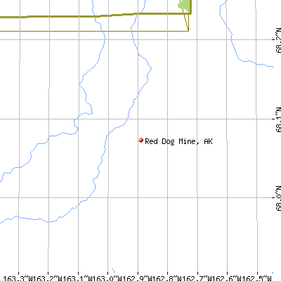 Red Dog Mine map