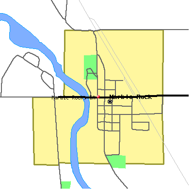 Marble Rock map