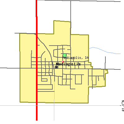 Mediapolis map