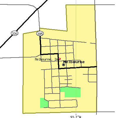 Melbourne map
