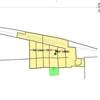 Meriden map