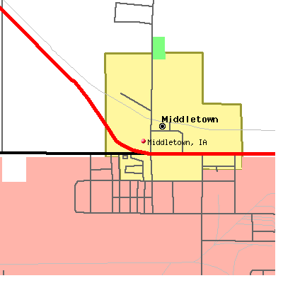 Middletown map