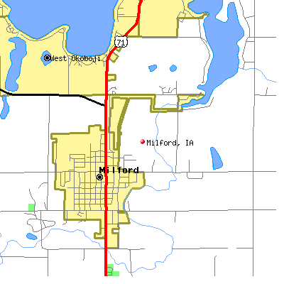 Milford map