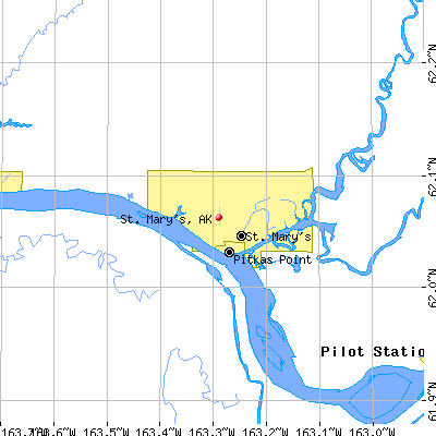 St. Mary's map