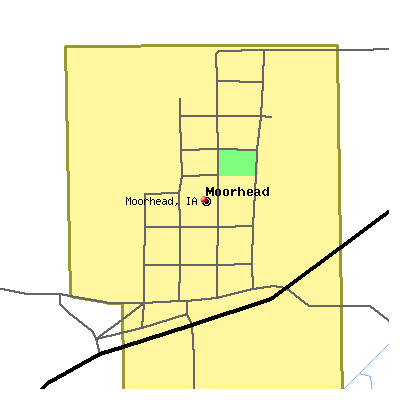 Moorhead map