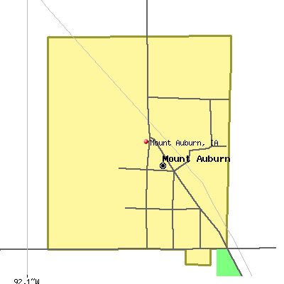 Mount Auburn map