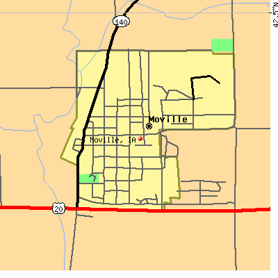 Moville map