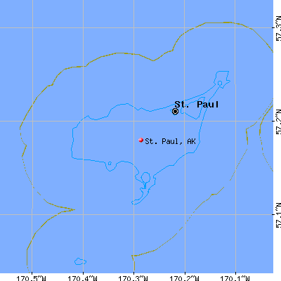 St. Paul map