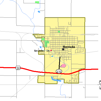 Nevada map